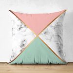 - Suet-K-8912-Gorsel1 - Realhomes Çift Taraflı Renkli Geometrik Desenli Mermer Motifli Dijital Baskılı Modern Süet Kırlent Kılıfı Realhomes