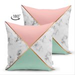 - Suet-K-8912-Gorsel2 - Realhomes Çift Taraflı Renkli Geometrik Desenli Mermer Motifli Dijital Baskılı Modern Süet Kırlent Kılıfı Realhomes