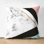 - Suet-K-8913-Gorsel1 - Realhomes Çift Taraflı Renkli Geometrik Desenli Mermer Motifli Dijital Baskılı Modern Süet Kırlent Kılıfı Realhomes