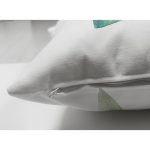 Çift Taraflı Beyaz Zeminli Rengarenk Ortanca Çiçek Motifli Dijital Baskılı Modern Süet Kırlent Kılıfı Realhomes