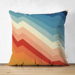 Realhomes Çift Taraflı Özel Tasarım Dijital Baskılı Modern Süet Yastık Kırlent Kılıfı Realhomes