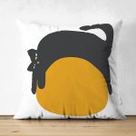 Realhomes Çift Taraflı Özel Tasarım Dijital Baskılı Modern Süet Yastık Kırlent Kılıfı Realhomes