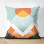 Realhomes Çift Taraflı Özel Tasarım Dijital Baskılı Modern Süet Yastık Kırlent Kılıfı Realhomes