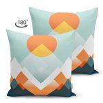Realhomes Çift Taraflı Özel Tasarım Dijital Baskılı Modern Süet Yastık Kırlent Kılıfı Realhomes