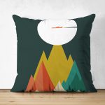 Realhomes Çift Taraflı Özel Tasarım Dijital Baskılı Modern Süet Yastık Kırlent Kılıfı Realhomes