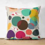 Realhomes Çift Taraflı Özel Tasarım Dijital Baskılı Modern Süet Yastık Kırlent Kılıfı Realhomes