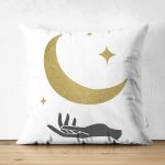 Realhomes Çift Taraflı Özel Tasarım Dijital Baskılı Modern Süet Yastık Kırlent Kılıfı Realhomes