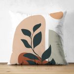 Realhomes Çift Taraflı Özel Tasarım Dijital Baskılı Modern Süet Yastık Kırlent Kılıfı Realhomes