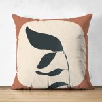 Realhomes Çift Taraflı Özel Tasarım Dijital Baskılı Modern Süet Yastık Kırlent Kılıfı Realhomes