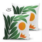 Realhomes Çift Taraflı Özel Tasarım Dijital Baskılı Modern Süet Yastık Kırlent Kılıfı Realhomes