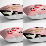 4'lü Sevgililer Günü Konseptli Özel Tasarım Modern Kombin Yastık Kırlent Kılıf Seti Realhomes