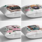 - Rh-K4luset669-Gorsel2 - Realhomes  4'lü Sevgililer Günü Konseptli Özel Tasarım Modern Kombin Yastık Kırlent Kılıf Seti Realhomes