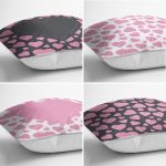 4'lü Sevgililer Günü Konseptli Özel Tasarım Modern Kombin Yastık Kırlent Kılıf Seti Realhomes