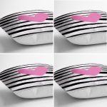 4'lü Sevgililer Günü Konseptli Özel Tasarım Modern Kombin Yastık Kırlent Kılıf Seti Realhomes