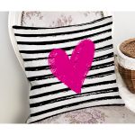 - Rh-K9012-Gorsel2 - Realhomes  Sevgililer Günü Temalı Özel Tasarım Dijital Baskılı Modern Yastık Kırlent Kılıfı Realhomes