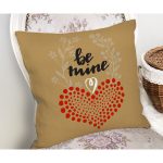 Sevgililer Günü Temalı Özel Tasarım Dijital Baskılı Modern Yastık Kırlent Kılıfı Realhomes