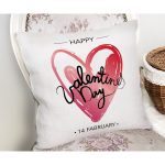- Rh-K9026-Gorsel2 - Realhomes  Sevgililer Günü Temalı Özel Tasarım Dijital Baskılı Modern Yastık Kırlent Kılıfı Realhomes