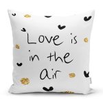 Sevgililer Günü Temalı Özel Tasarım Dijital Baskılı Modern Yastık Kırlent Kılıfı Realhomes