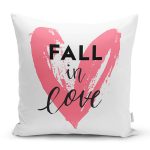 Sevgililer Günü Temalı Özel Tasarım Dijital Baskılı Modern Yastık Kırlent Kılıfı Realhomes