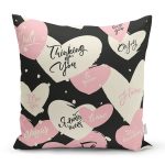 - Rh-K9042-Gorsel1 - Realhomes  Sevgililer Günü Temalı Özel Tasarım Dijital Baskılı Modern Yastık Kırlent Kılıfı Realhomes