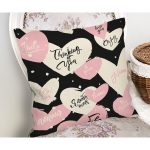 - Rh-K9042-Gorsel2 - Realhomes  Sevgililer Günü Temalı Özel Tasarım Dijital Baskılı Modern Yastık Kırlent Kılıfı Realhomes