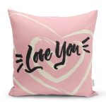 - Rh-K9043-Gorsel1 - Realhomes  Sevgililer Günü Temalı Özel Tasarım Dijital Baskılı Modern Yastık Kırlent Kılıfı Realhomes