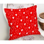- Rh-K9051-Gorsel2 - Realhomes  Sevgililer Günü Temalı Özel Tasarım Dijital Baskılı Modern Yastık Kırlent Kılıfı Realhomes