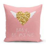 Sevgililer Günü Temalı Özel Tasarım Dijital Baskılı Modern Yastık Kırlent Kılıfı Realhomes