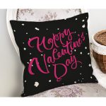 Sevgililer Günü Temalı Özel Tasarım Dijital Baskılı Modern Yastık Kırlent Kılıfı Realhomes