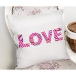 Sevgililer Günü Temalı Özel Tasarım Dijital Baskılı Modern Yastık Kırlent Kılıfı Realhomes