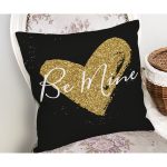 Sevgililer Günü Temalı Özel Tasarım Dijital Baskılı Modern Yastık Kırlent Kılıfı Realhomes