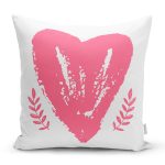 Sevgililer Günü Temalı Özel Tasarım Dijital Baskılı Modern Yastık Kırlent Kılıfı Realhomes