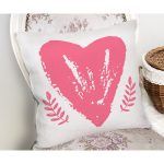 Sevgililer Günü Temalı Özel Tasarım Dijital Baskılı Modern Yastık Kırlent Kılıfı Realhomes