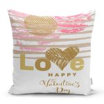 - Rh-K9102-Gorsel1 - Realhomes Sevgililer Günü Temalı Özel Tasarım Dijital Baskılı Modern Yastık Kırlent Kılıfı Realhomes