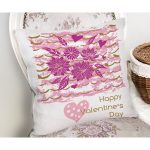 Sevgililer Günü Temalı Özel Tasarım Dijital Baskılı Modern Yastık Kırlent Kılıfı Realhomes