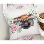 Sevgililer Günü Temalı Özel Tasarım Dijital Baskılı Modern Yastık Kırlent Kılıfı Realhomes