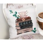 Sevgililer Günü Temalı Özel Tasarım Dijital Baskılı Modern Yastık Kırlent Kılıfı Realhomes