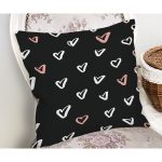 Sevgililer Günü Temalı Özel Tasarım Dijital Baskılı Modern Yastık Kırlent Kılıfı Realhomes