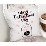 - Rh-K9142-Gorsel2 - Realhomes  Sevgililer Günü Temalı Özel Tasarım Dijital Baskılı Modern Yastık Kırlent Kılıfı Realhomes