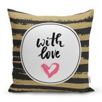 - Rh-K9147-Gorsel1 - Realhomes Sevgililer Günü Temalı Özel Tasarım Dijital Baskılı Modern Yastık Kırlent Kılıfı Realhomes