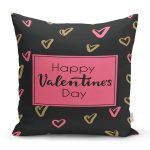 - Rh-K9149-Gorsel1 - Realhomes  Sevgililer Günü Temalı Özel Tasarım Dijital Baskılı Modern Yastık Kırlent Kılıfı Realhomes