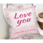 - Rh-K9165-Gorsel2 - Realhomes  Sevgililer Günü Temalı Özel Tasarım Dijital Baskılı Modern Yastık Kırlent Kılıfı Realhomes