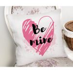 Sevgililer Günü Temalı Özel Tasarım Dijital Baskılı Modern Yastık Kırlent Kılıfı Realhomes