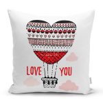 - Rh-K9174-Gorsel1 - Realhomes Sevgililer Günü Temalı Özel Tasarım Dijital Baskılı Modern Yastık Kırlent Kılıfı Realhomes