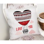 - Rh-K9174-Gorsel2 - Realhomes Sevgililer Günü Temalı Özel Tasarım Dijital Baskılı Modern Yastık Kırlent Kılıfı Realhomes