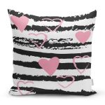 Sevgililer Günü Temalı Özel Tasarım Dijital Baskılı Modern Yastık Kırlent Kılıfı Realhomes