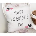 Sevgililer Günü Temalı Özel Tasarım Dijital Baskılı Modern Yastık Kırlent Kılıfı Realhomes