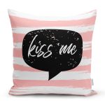 Sevgililer Günü Temalı Özel Tasarım Dijital Baskılı Modern Yastık Kırlent Kılıfı Realhomes