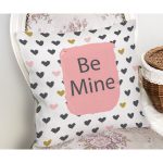 Sevgililer Günü Temalı Özel Tasarım Dijital Baskılı Modern Yastık Kırlent Kılıfı Realhomes