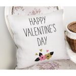 Sevgililer Günü Temalı Özel Tasarım Dijital Baskılı Modern Yastık Kırlent Kılıfı Realhomes